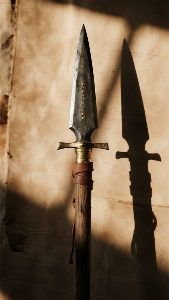 forged iron spear stockcake