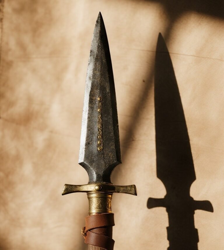 forged iron spear stockcake