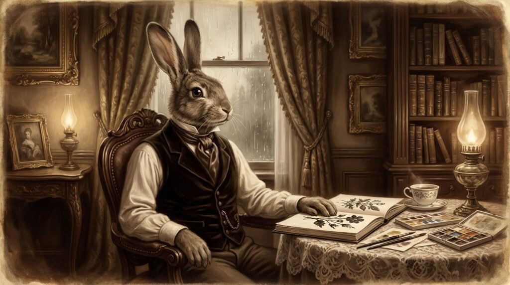 stockcake victorian bunny artist 4105531 standard