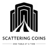 scattering coins transparent 6000px